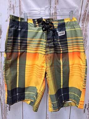 U.S. Apparel Men's Swimming Shorts/Trunks Multi-Color Size XL